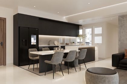 Vista Verde Apartment — Living room & kitchen — Design 5