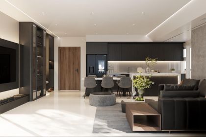 Vista Verde Apartment — Living room & kitchen — Design 8
